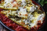 Creamy Pesto Ricotta Baked Pasta