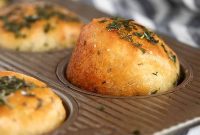 Aromatic Herb Focaccia Muffins