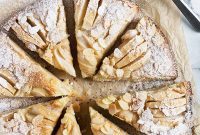 Golden Apple Almond Cake