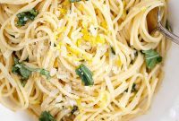 Simple Citrus Cream Pasta