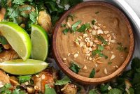 Creamy Coconut Chicken with Rich Peanut Satay