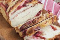 Jeweled Cranberry Swirl Loaf