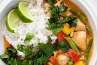 Golden Mango Chicken Curry