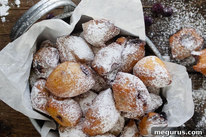 Blueberry Beignets
