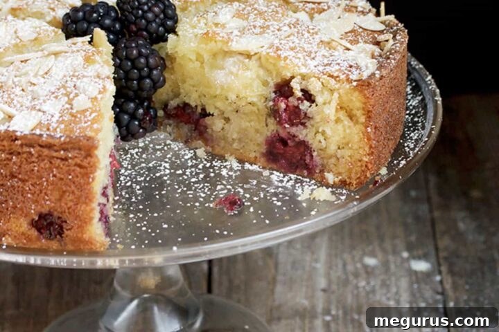 Blackberry Almond Cake Recipe