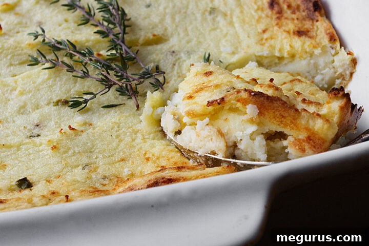 make ahead mashed potato casserole in casserole dish