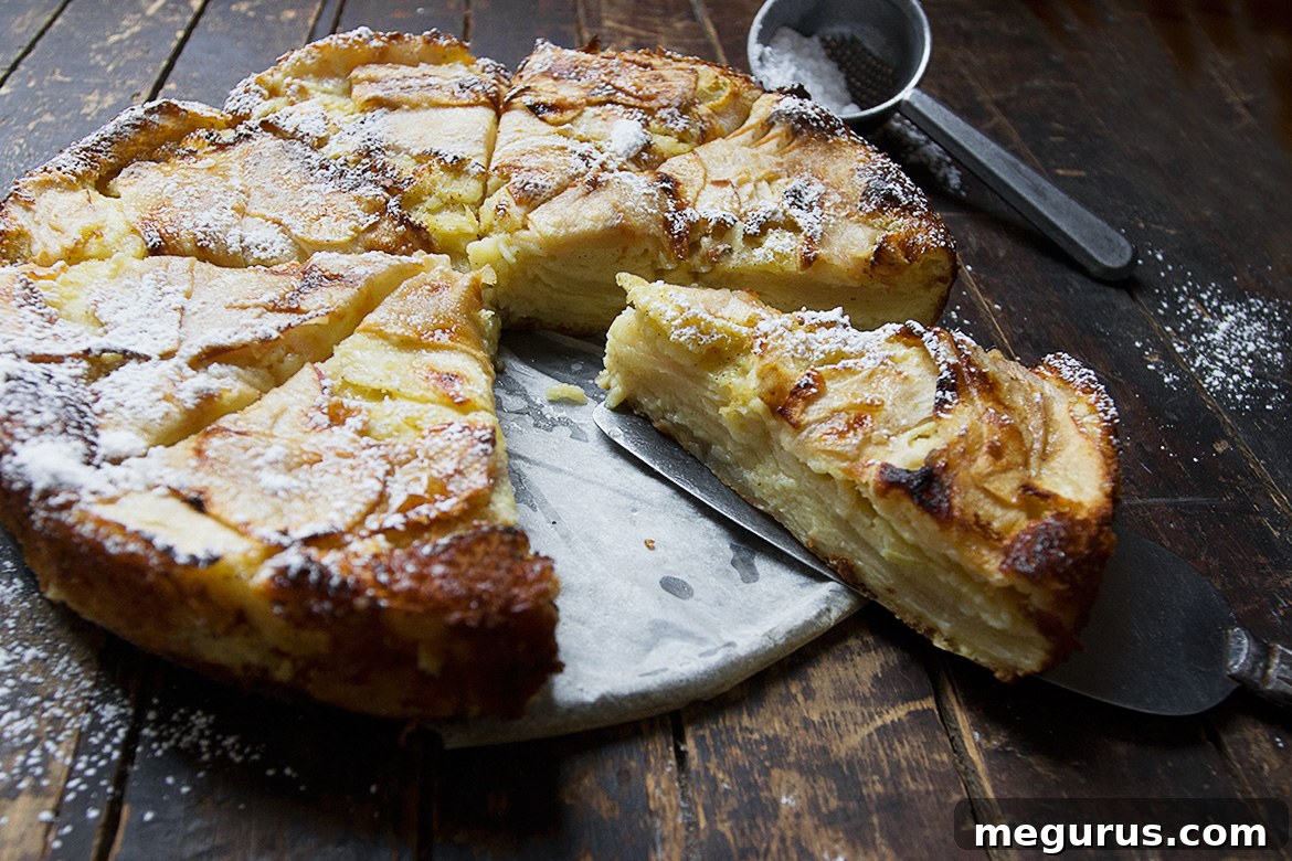 Invisible Apple Cake