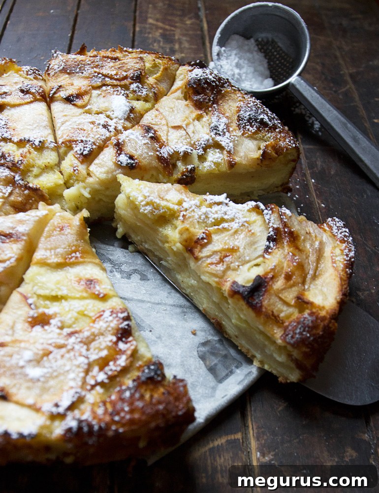 Invisible Apple Cake
