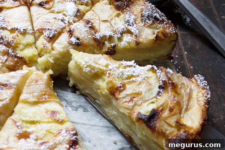 Invisible Apple Cake