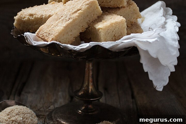maple sugar shortbread on platter