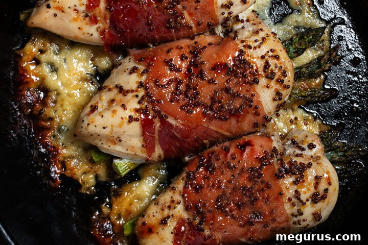 Asparagus and Havarti Stuffed Chicken Breasts