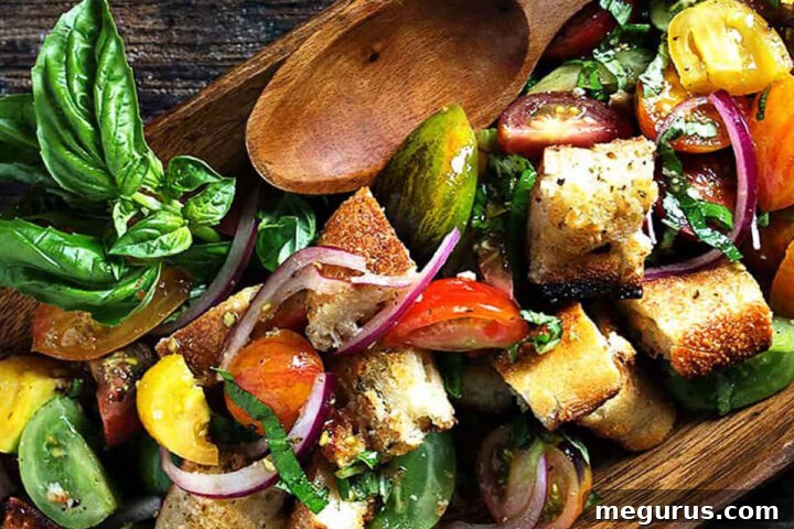 Cherry Tomato Salad with Garlic Croutons