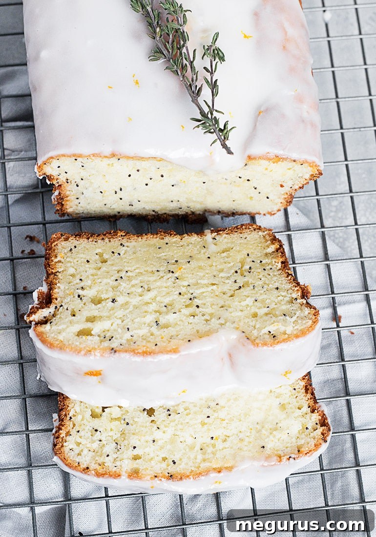 Orange Poppy Seed Yogurt Loaf