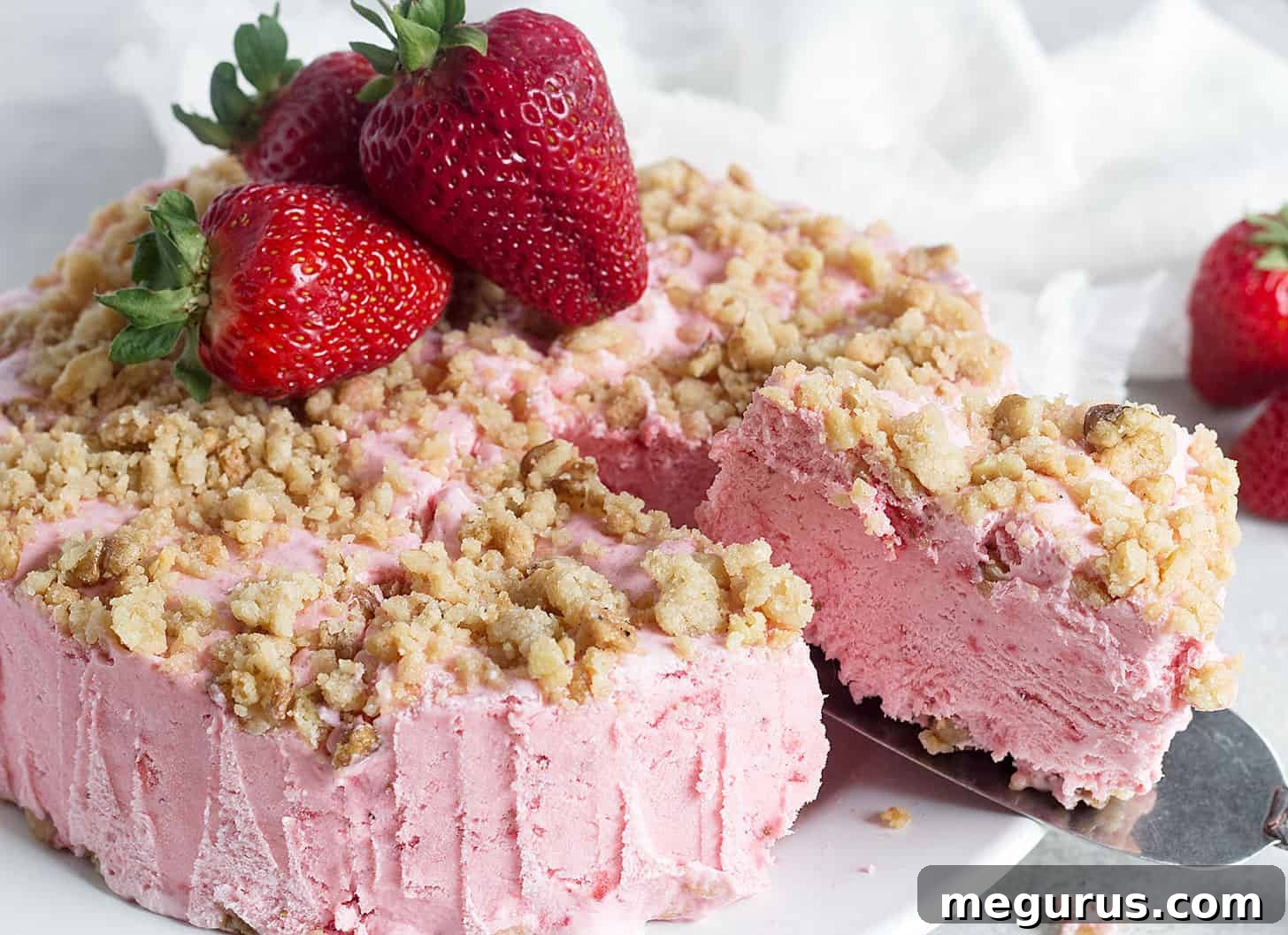 Frozen Strawberry Dessert - A Refreshing Classic