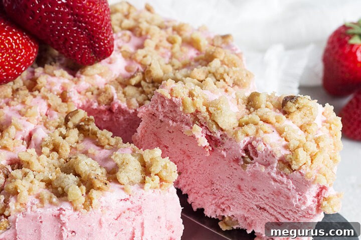Frozen Strawberry Dessert