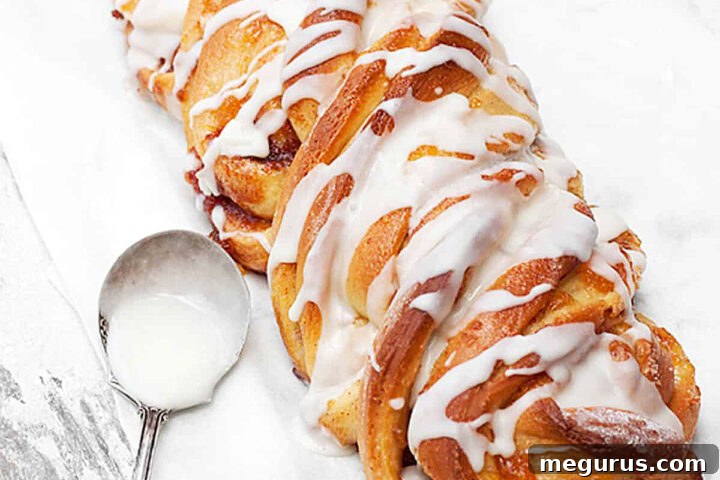 peach danish on parchment paper ready for baking