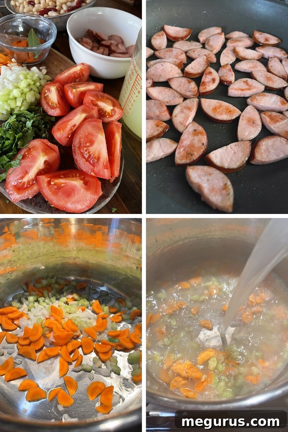 first steps to make Hungarian bean soup