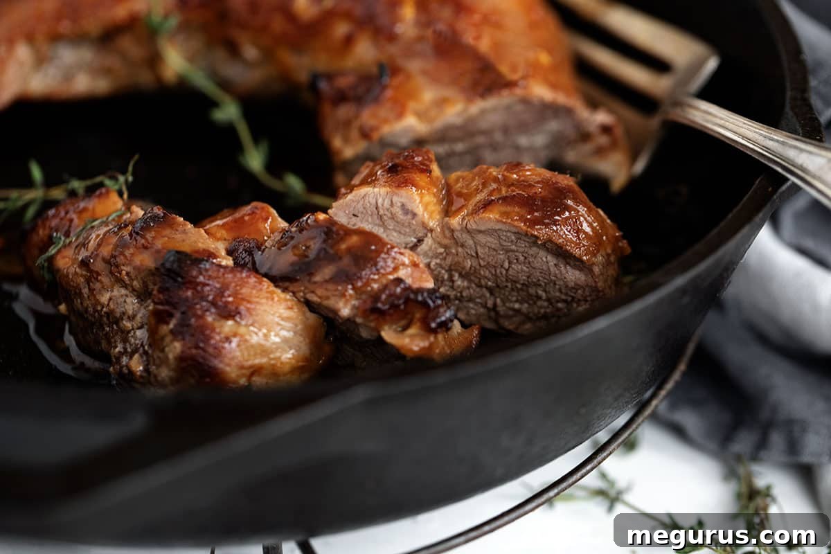 Delicious marinated pork tenderloin ready for cooking