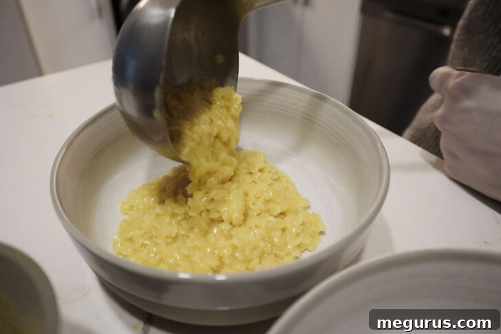serving pastina