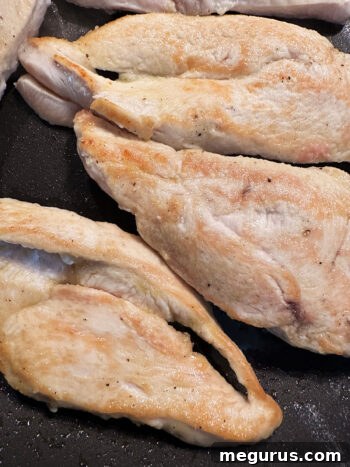 Golden-browned chicken pieces resting on a plate