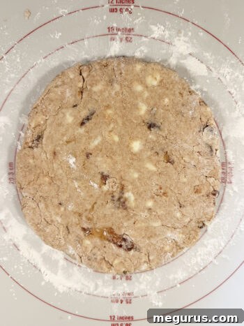 dough pat into an 8-inch round