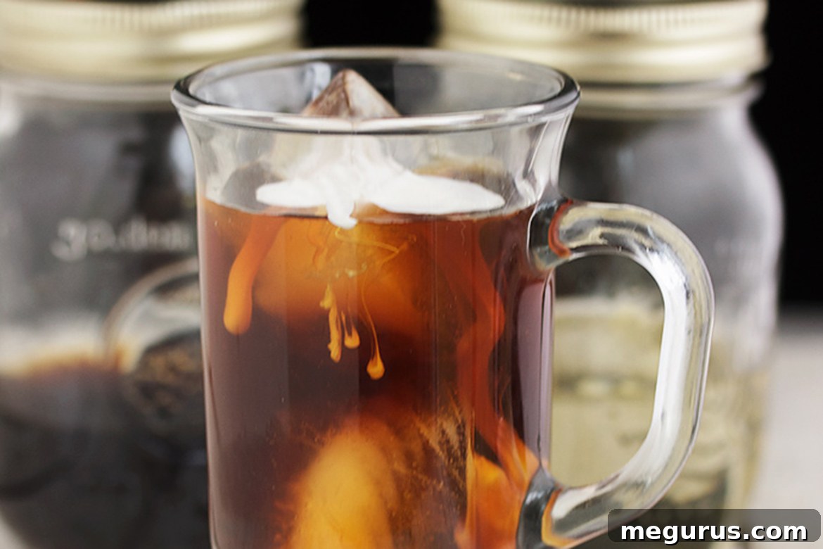 Delicious Cold Brewed Iced Coffee Ready to Enjoy