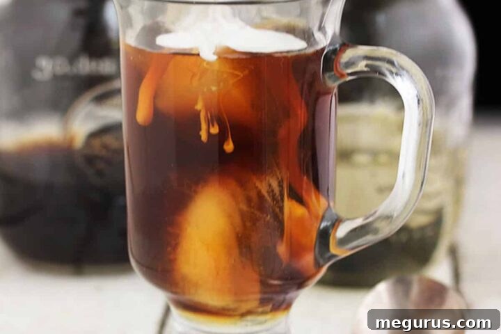 Refreshing Iced Coffee with Ice