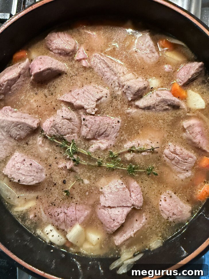 Skillet before placing in the oven.