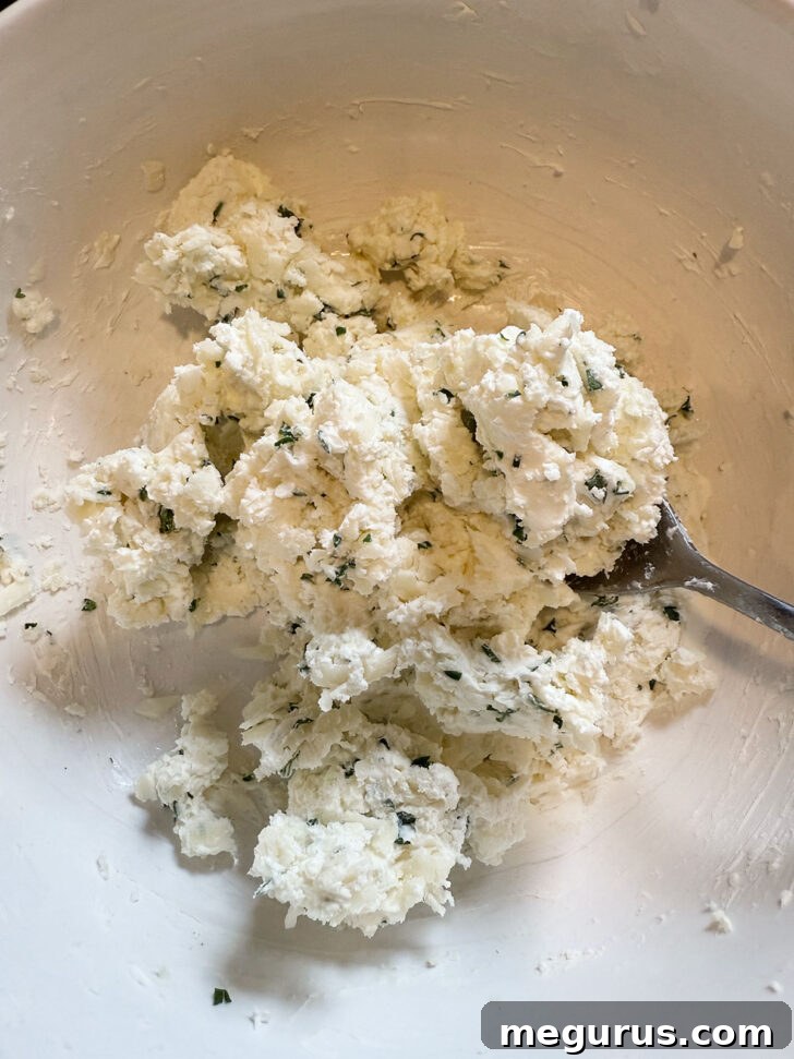 Dip ingredients after mixing together.