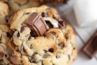 S’mores Chocolate Chip Cookies Recipe — Gooey Campfire Treats